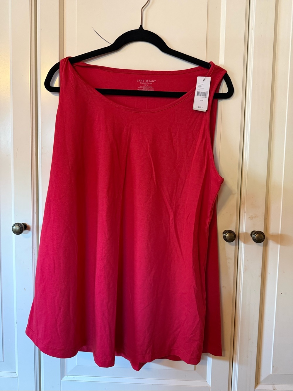 Lane Bryant Hot Pink Sleeveless Swing Tank